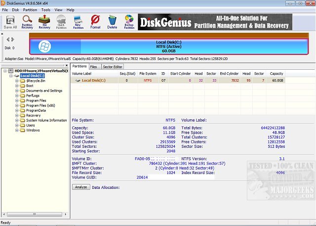 where to install disk genius