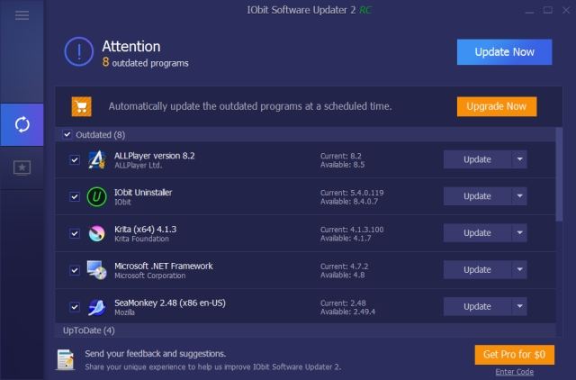 instaling IObit Software Updater Pro 6.1.0.10