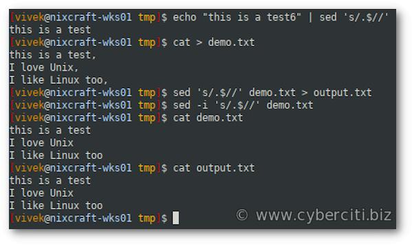 how-to-sed-remove-last-character-from-each-line