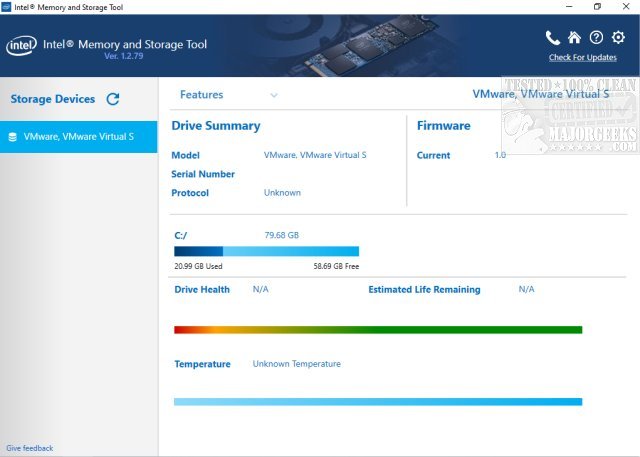 Intel memory and storage tool что это