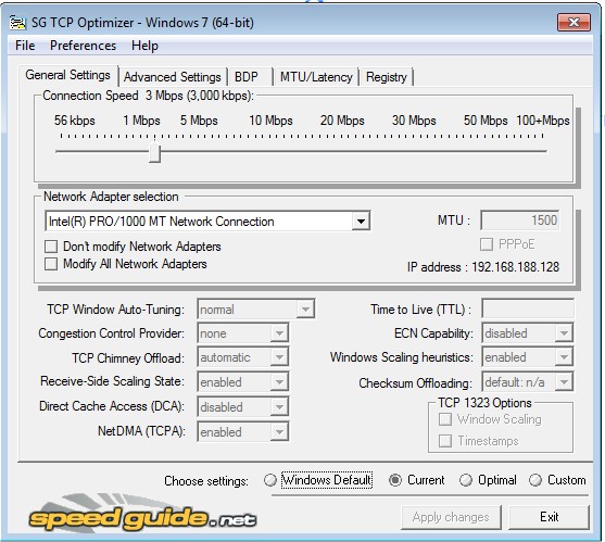 download tcp optimizer for windows 10