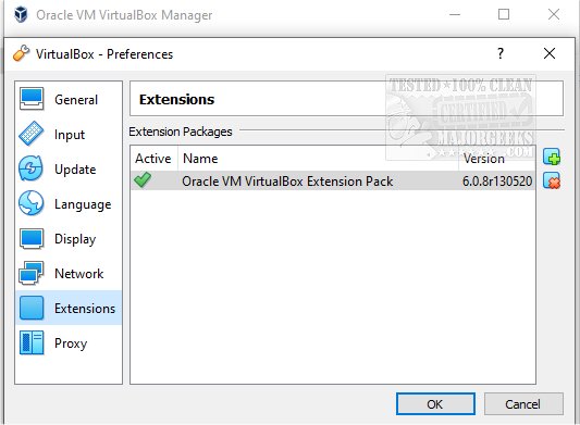 install virtualbox extension pack