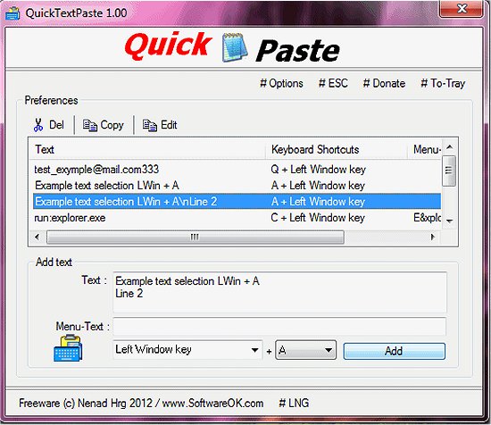 instaling QuickTextPaste 8.71