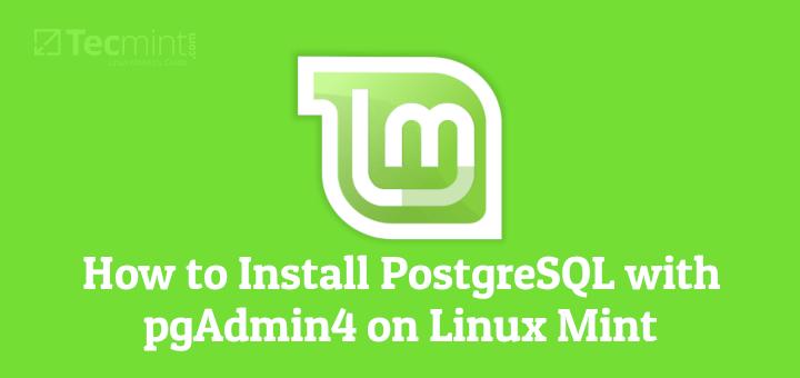 Как установить postgresql на linux mint