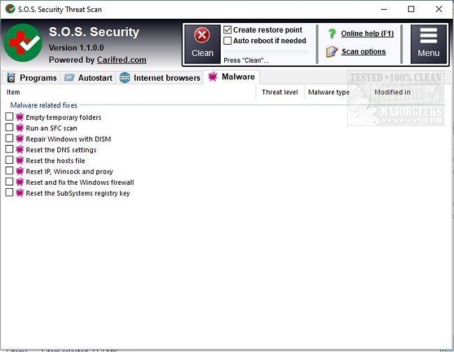 SOS Security Suite 2.7.9.1 downloading