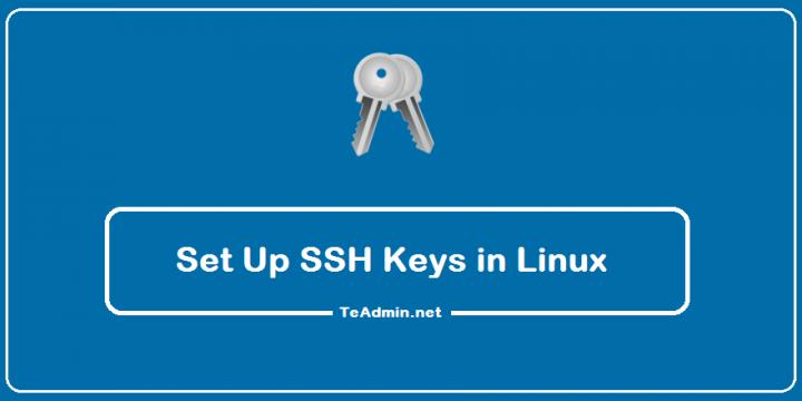 how-to-set-up-ssh-keys-in-linux