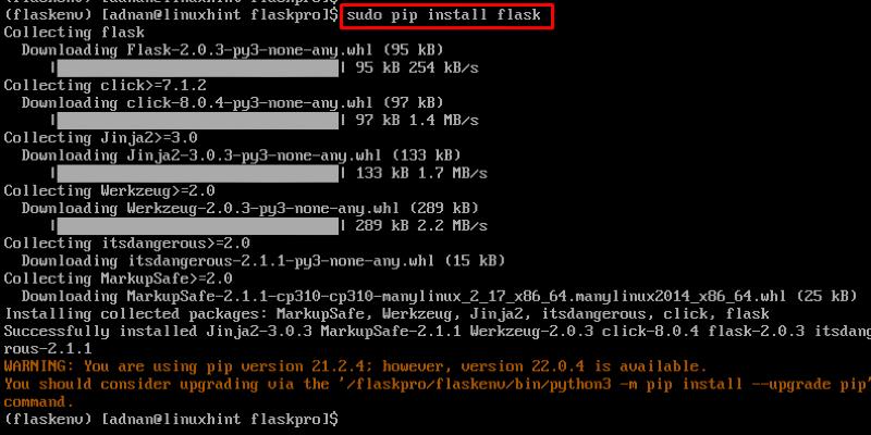 how-to-install-flask-for-arch-linux