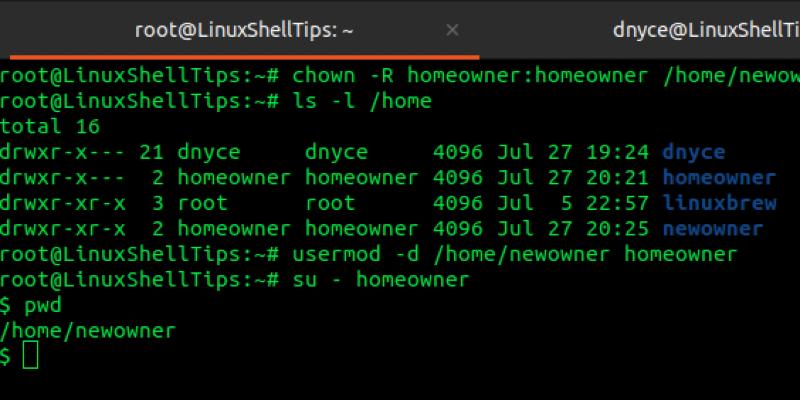 How To Change Default User Home Directory In Linux