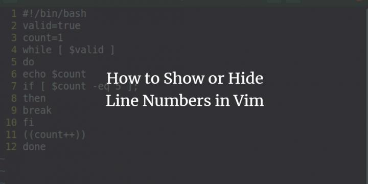 how-to-show-or-hide-line-numbers-in-vim