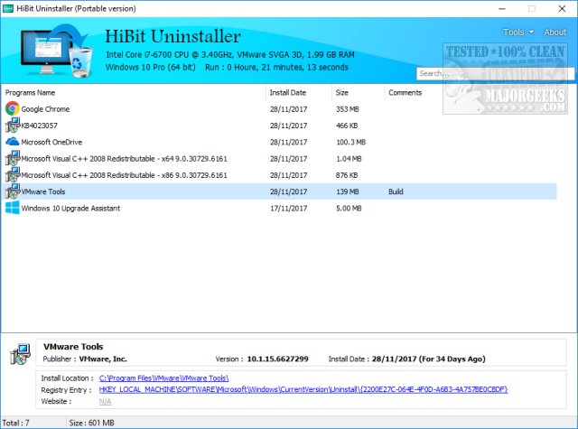 download the new HiBit Uninstaller 3.1.62