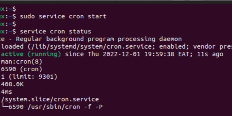 How To Check Crontab Job Is Running Or Not In Linux