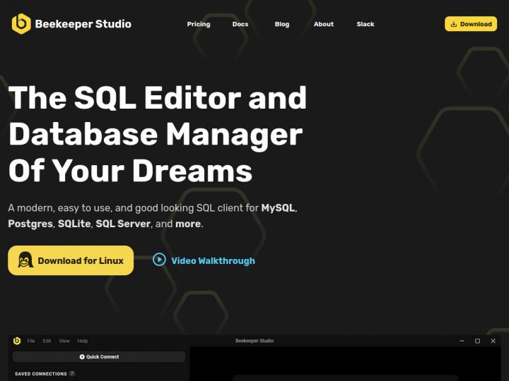 Install Beekeeper Studio SQL Manager on Ubuntu 22.04, 20.04
